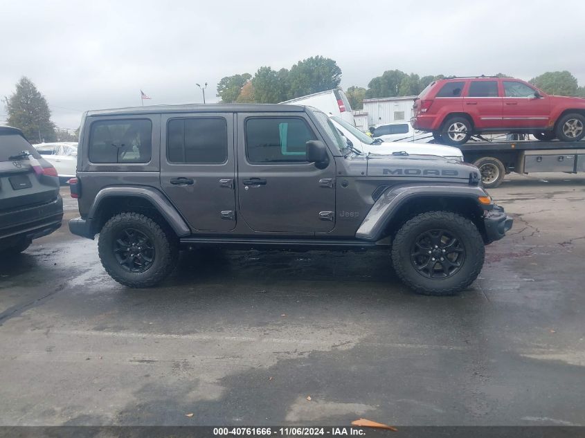 2019 Jeep Wrangler Unlimited Moab 4X4 VIN: 1C4HJXEGXKW660156 Lot: 40761666