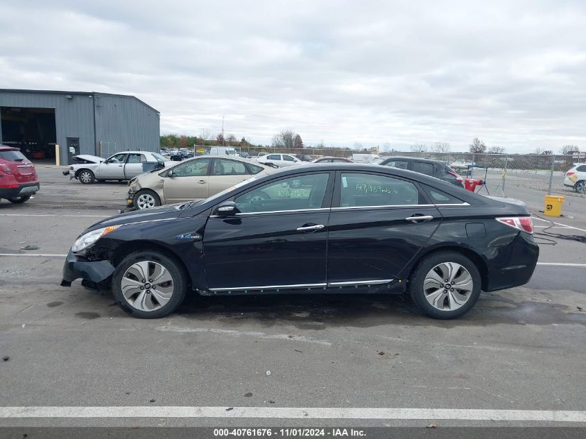 2013 Hyundai Sonata Hybrid Limited VIN: KMHEC4A44DA100524 Lot: 40761676