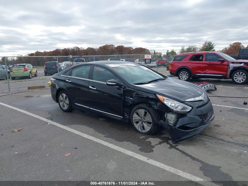 2013 Hyundai Sonata Hybrid Limited VIN: KMHEC4A44DA100524 Lot: 40761676