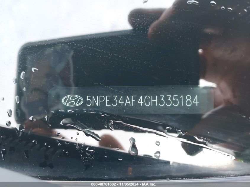 2016 HYUNDAI SONATA SPORT - 5NPE34AF4GH335184