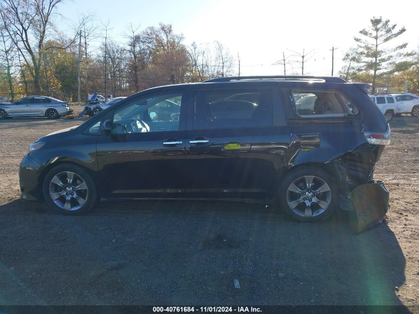 2014 Toyota Sienna Se 8 Passenger VIN: 5TDXK3DC0ES490653 Lot: 40761684