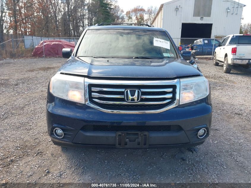 2012 Honda Pilot Ex-L VIN: 5FNYF4H55CB058376 Lot: 40761735