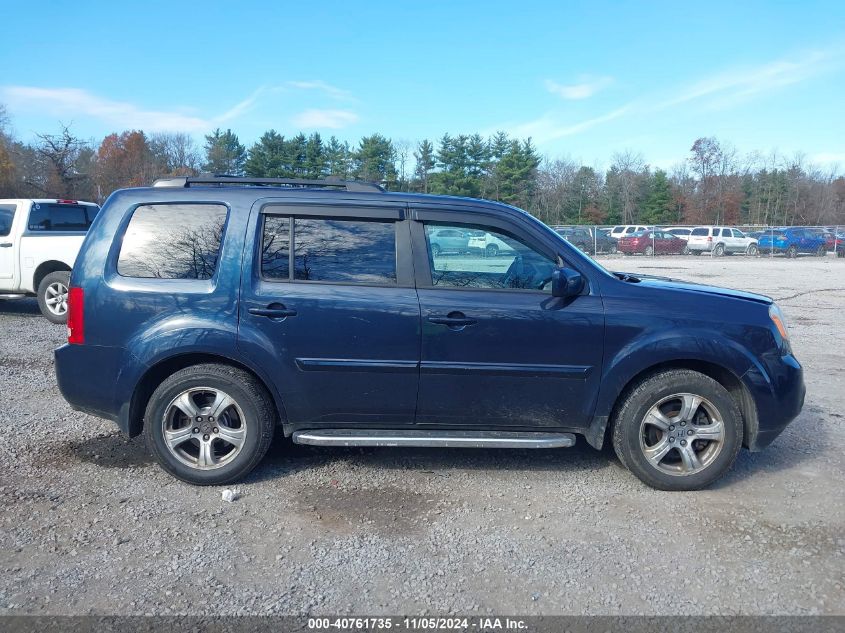 2012 Honda Pilot Ex-L VIN: 5FNYF4H55CB058376 Lot: 40761735