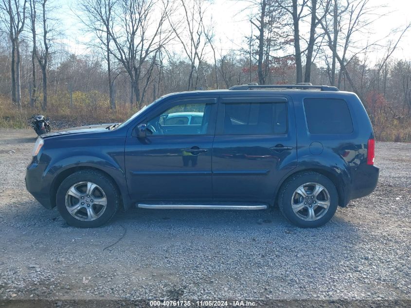 2012 Honda Pilot Ex-L VIN: 5FNYF4H55CB058376 Lot: 40761735