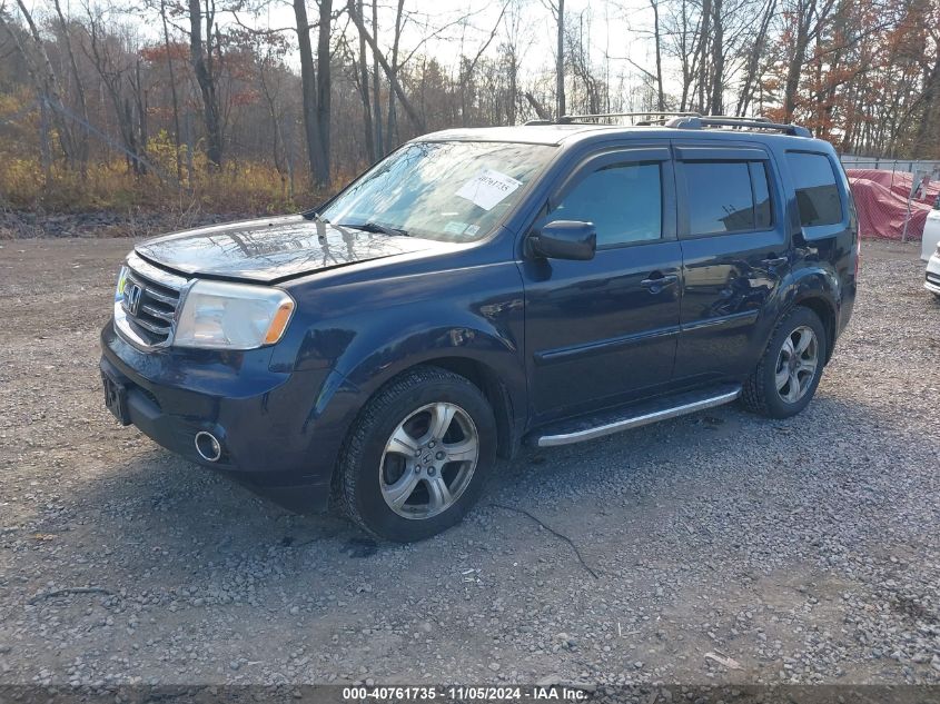 2012 Honda Pilot Ex-L VIN: 5FNYF4H55CB058376 Lot: 40761735