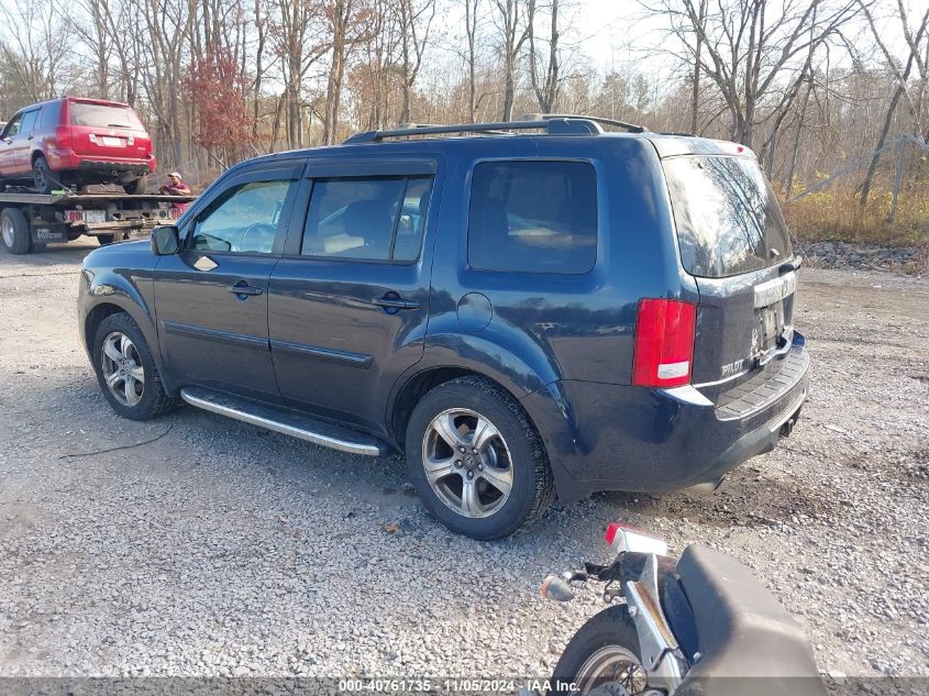 2012 Honda Pilot Ex-L VIN: 5FNYF4H55CB058376 Lot: 40761735