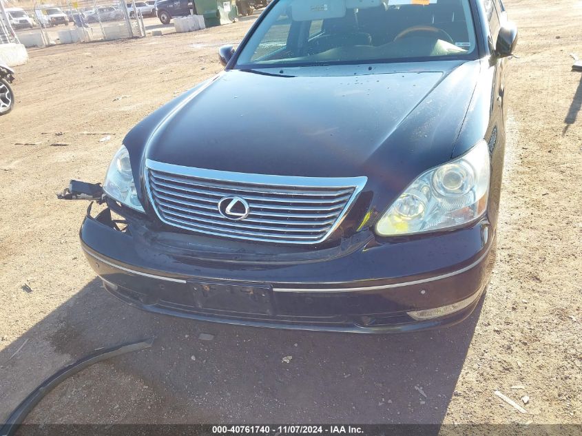 2005 Lexus Ls 430 VIN: JTHBN36F250180448 Lot: 40761740