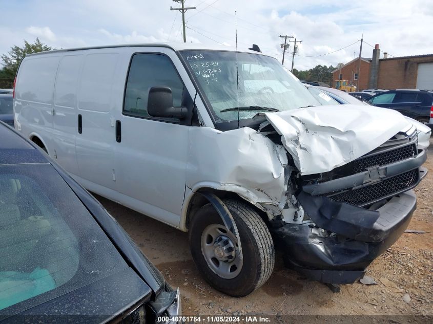 2021 Chevrolet Express Cargo Rwd 2500 Regular Wheelbase Wt VIN: 1GCWGAFP4M1256853 Lot: 40761784