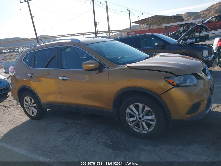 2015 Nissan Rogue Sv VIN: KNMAT2MT0FP517777 Lot: 40761789