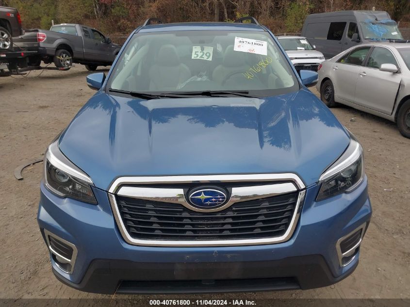 2021 Subaru Forester Limited VIN: JF2SKASCXMH452580 Lot: 40761800