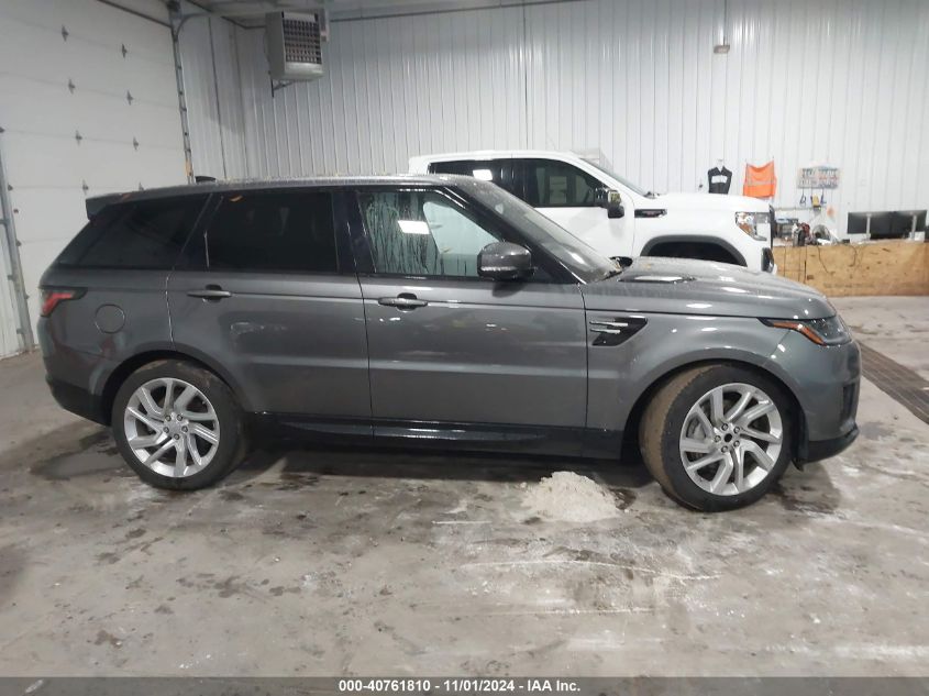 2019 Land Rover Range Rover Sport Hse VIN: SALWR2RV3KA825644 Lot: 40761810