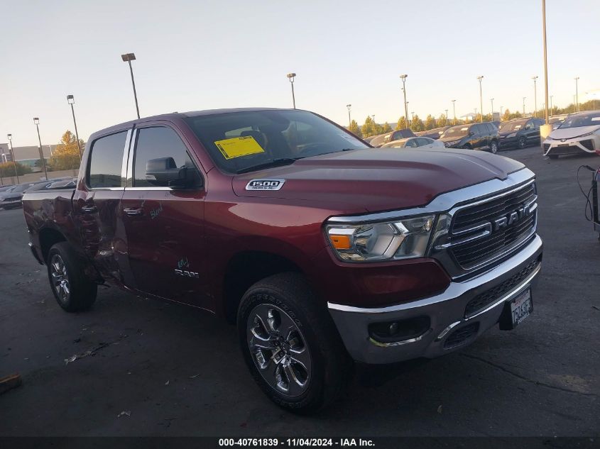 2019 Ram 1500 Big Horn/Lone Star 4X2 5'7 Box VIN: 1C6RREFT9KN771324 Lot: 40761839