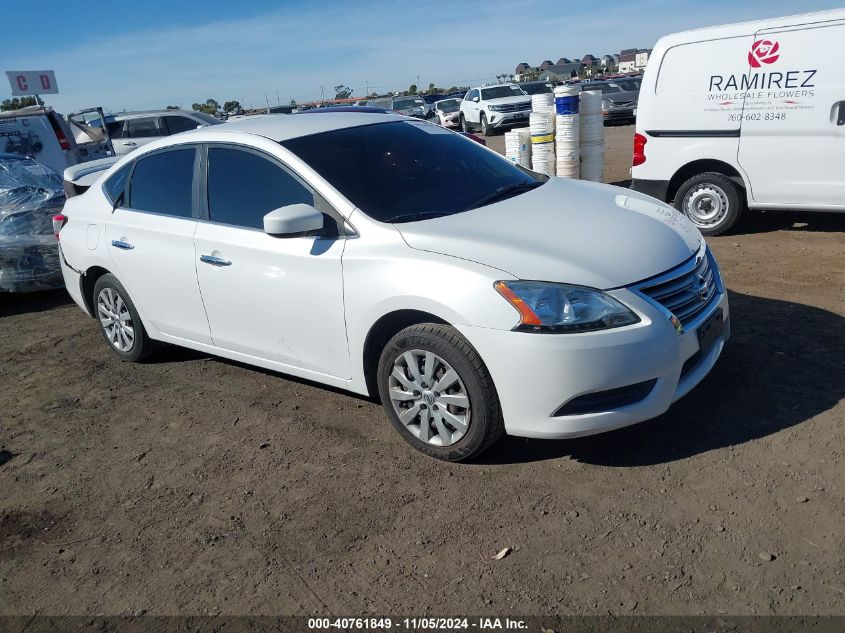 2013 NISSAN SENTRA S - 3N1AB7AP8DL691602