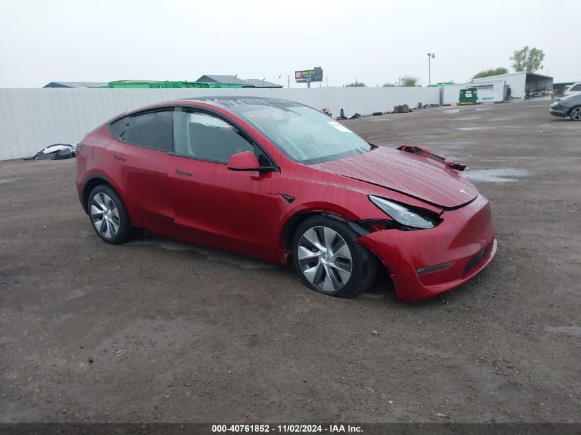 2024 TESLA MODEL Y LONG RANGE DUAL MOTOR ALL-WHEEL DRIVE - 7SAYGDEE0RA255644