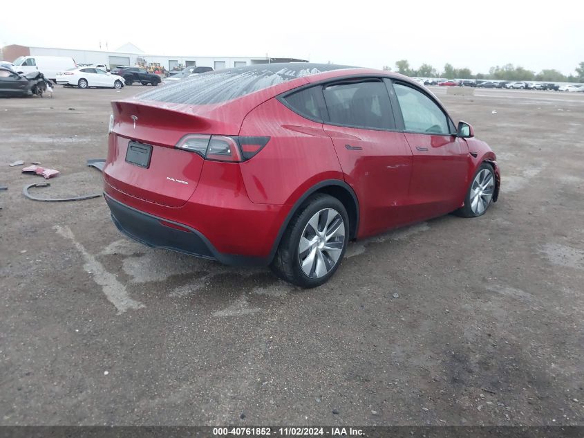 2024 TESLA MODEL Y LONG RANGE DUAL MOTOR ALL-WHEEL DRIVE - 7SAYGDEE0RA255644