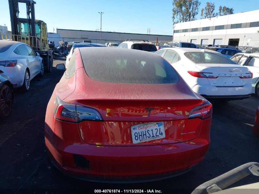 2018 Tesla Model 3 Long Range/Performance VIN: 5YJ3E1EB7JF115910 Lot: 40761874