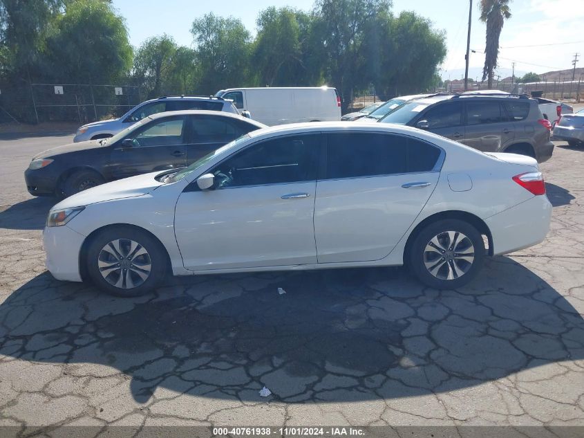 2015 Honda Accord Lx VIN: 1HGCR2F39FA126295 Lot: 40761938