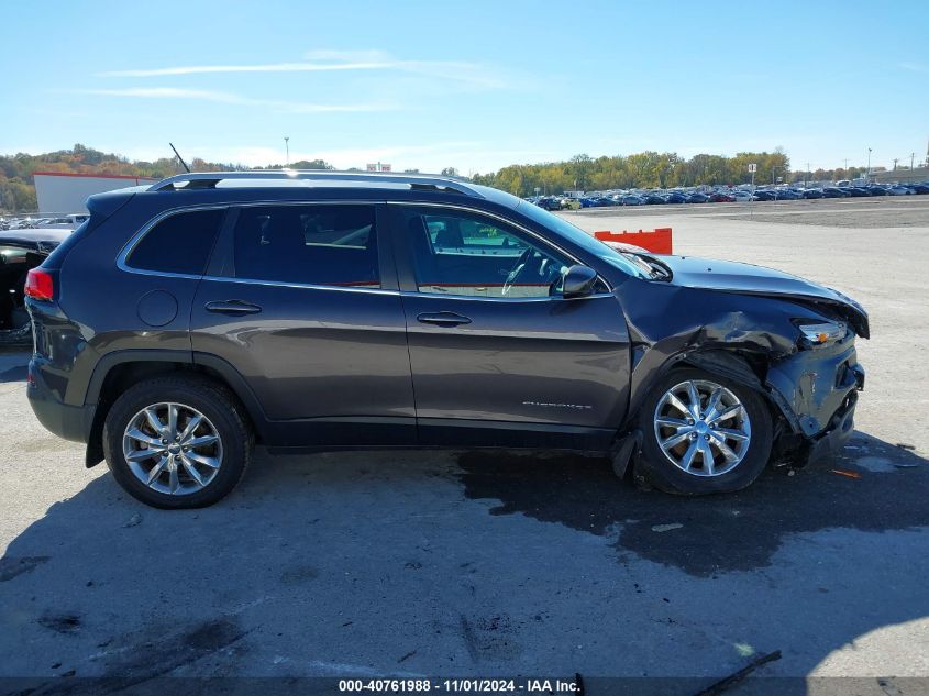 2014 Jeep Cherokee Limited VIN: 1C4PJMDS8EW209957 Lot: 40761988