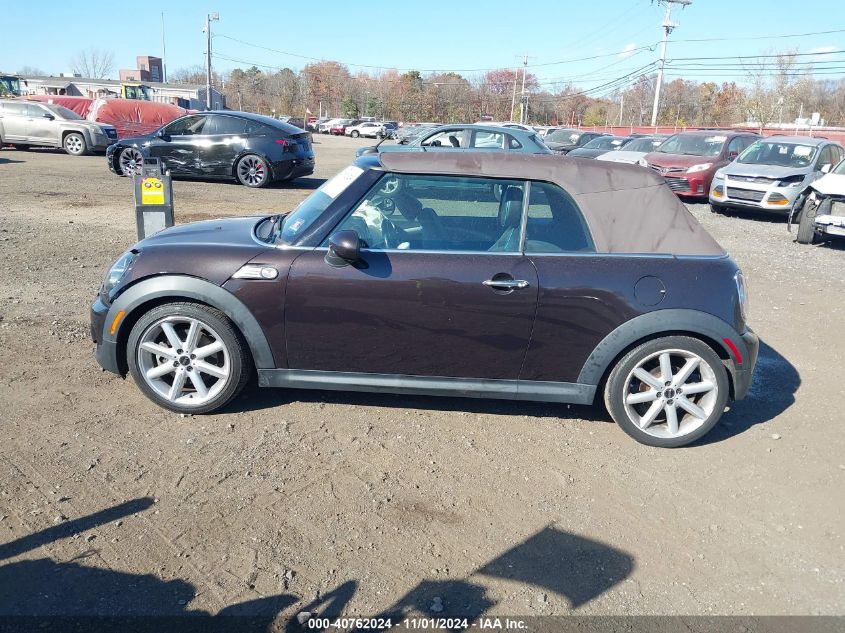 2013 Mini Convertible Cooper S VIN: WMWZP3C56DT705074 Lot: 40762024