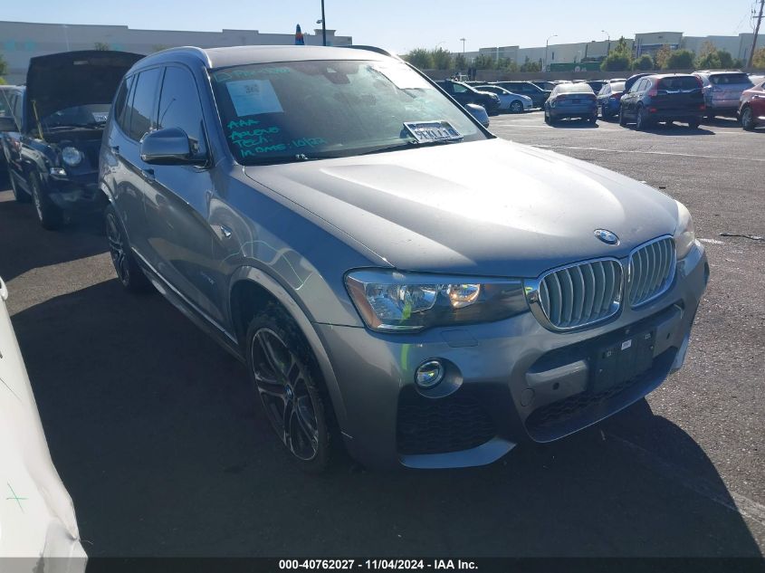 2016 BMW X3 XDRIVE28I - 5UXWX9C51G0D88921