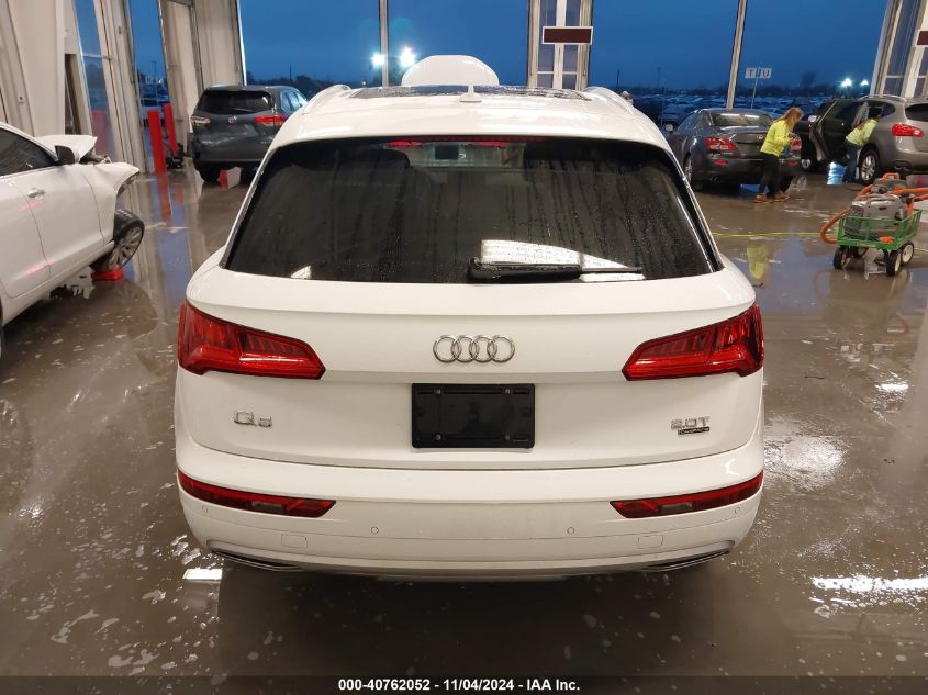 2018 Audi Q5 2.0T Premium/2.0T Tech Premium VIN: WA1BNAFY8J2006836 Lot: 40762052