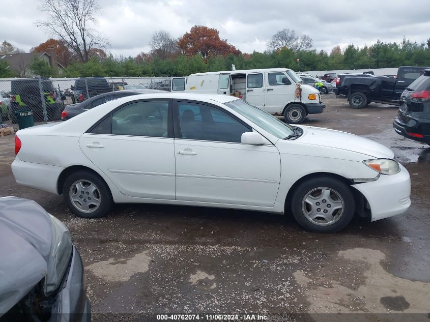 2002 Toyota Camry Le VIN: 4T1BE32K72U017363 Lot: 40762074