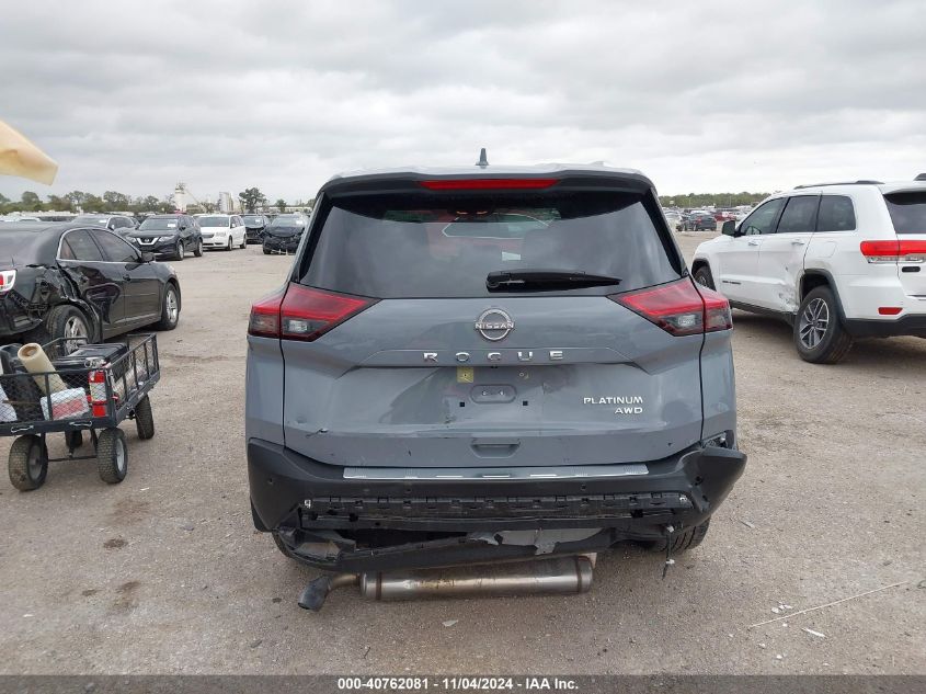 2023 Nissan Rogue Platinum Intelligent Awd VIN: JN8BT3DD4PW302207 Lot: 40762081