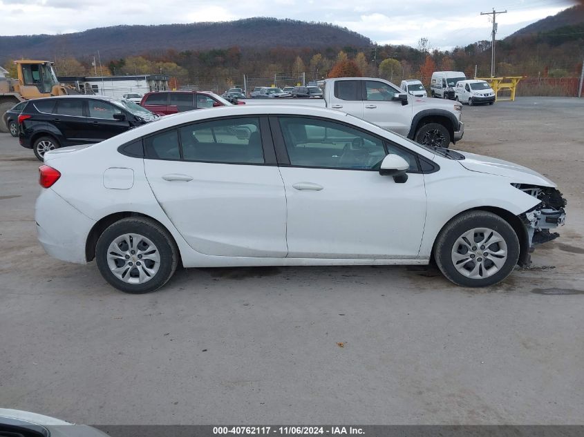 2019 Chevrolet Cruze Ls VIN: 1G1BC5SM4K7106290 Lot: 40762117