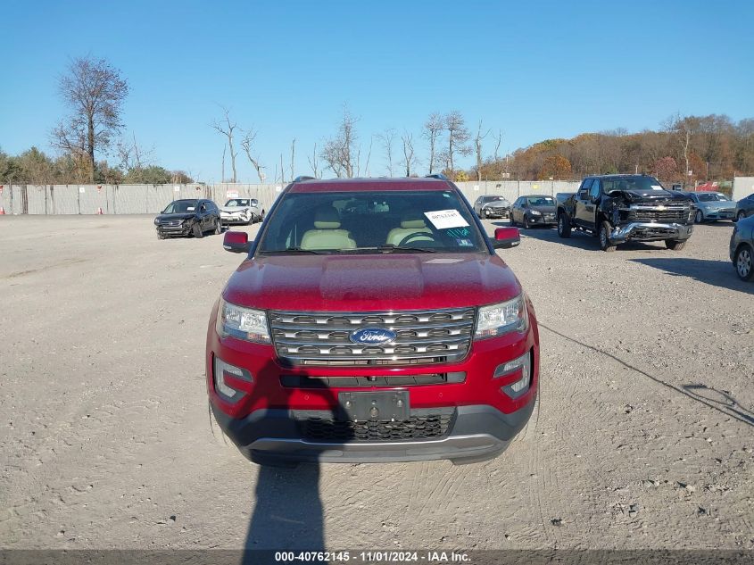 2017 Ford Explorer Limited VIN: 1FM5K7F80HGC69720 Lot: 40762145