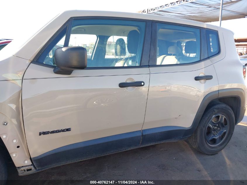 2015 Jeep Renegade Sport VIN: ZACCJAAT0FPC25028 Lot: 40762147