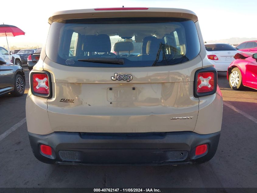 2015 Jeep Renegade Sport VIN: ZACCJAAT0FPC25028 Lot: 40762147