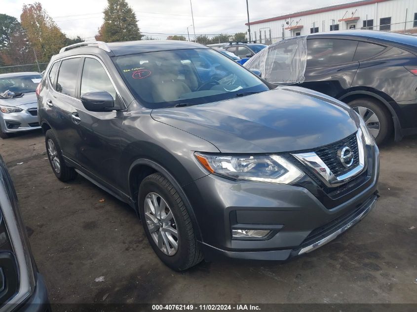 2017 Nissan Rogue Sv VIN: JN8AT2MT7HW143598 Lot: 40762149