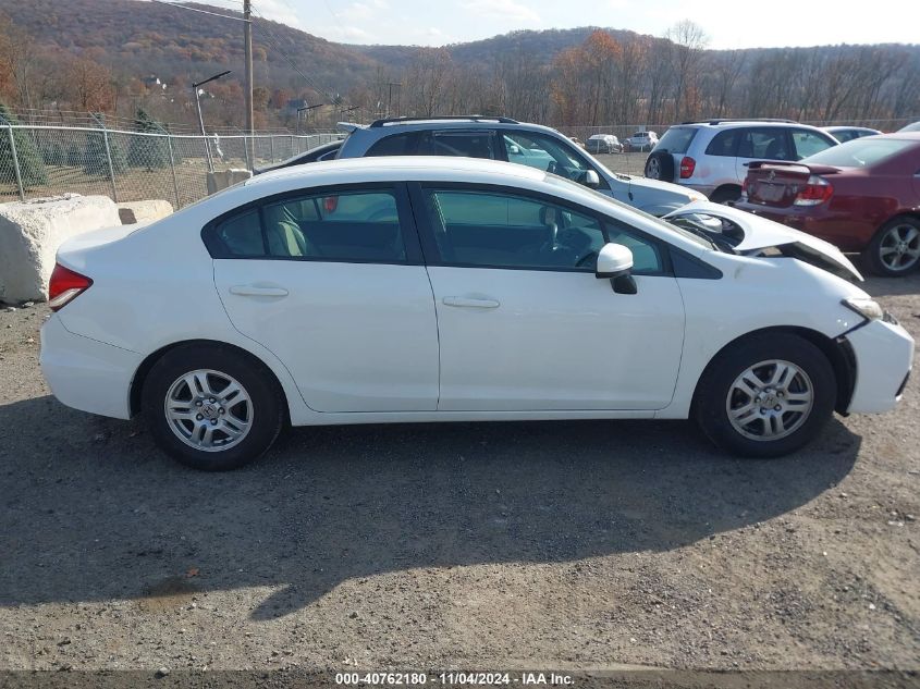 2014 Honda Civic Lx VIN: 2HGFB2F52EH509045 Lot: 40762180