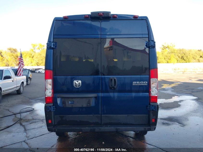 2023 Ram Promaster 2500 High Roof 159 Wb VIN: 3C6LRVDG5PE546678 Lot: 40762195