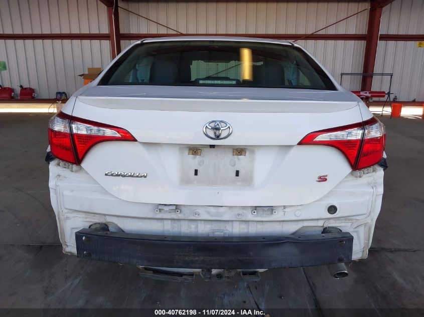 2016 Toyota Corolla S VIN: 5YFBURHE0GP493258 Lot: 40762198