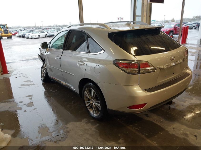 VIN 2T2BK1BA8FC256511 2015 Lexus RX, 350 no.3