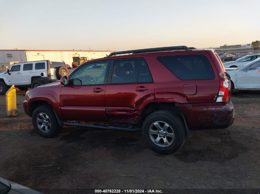 2006 Toyota 4Runner Sr5 Sport V6 VIN: JTEZU14R168057470 Lot: 40762228