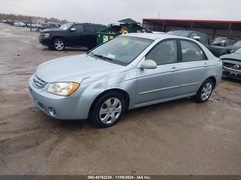 2006 Kia Spectra Ex/Lx/Sx VIN: KNAFE122X65293785 Lot: 40762238