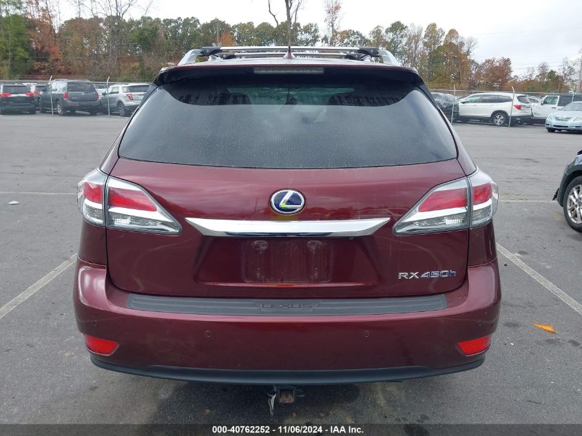 2015 Lexus Rx 450H VIN: 2T2BC1BA5FC006320 Lot: 40762252