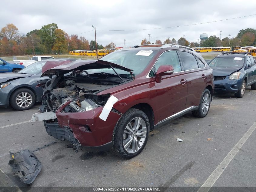 VIN 2T2BC1BA5FC006320 2015 Lexus RX, 450H no.2