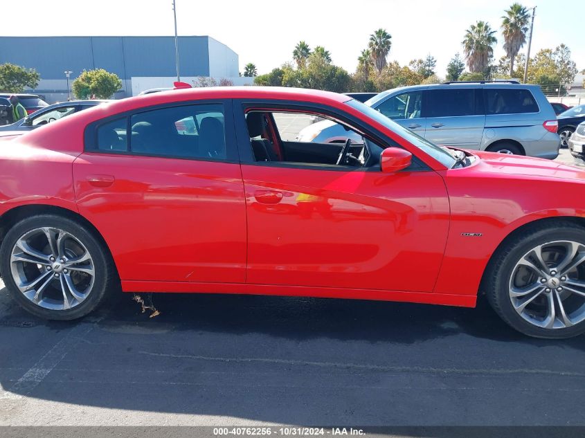 2018 Dodge Charger R/T Rwd VIN: 2C3CDXCT6JH150177 Lot: 40762256