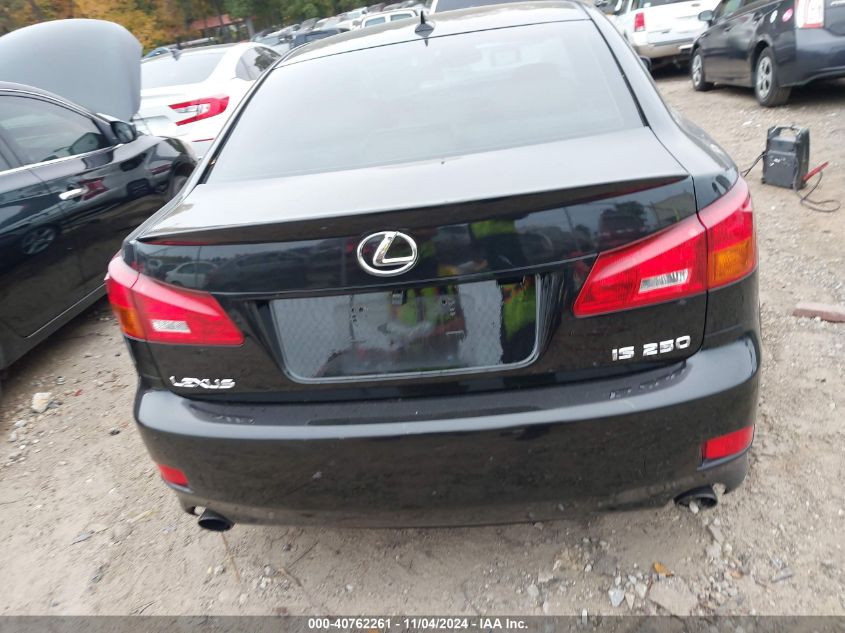 2007 Lexus Is 250 VIN: JTHBK262672025182 Lot: 40762261