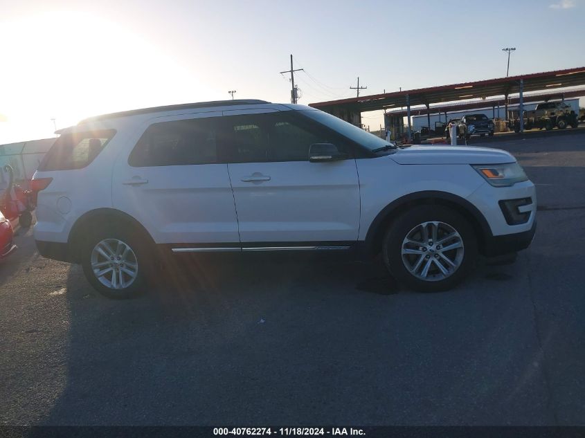 2016 Ford Explorer Xlt VIN: 1FM5K7D86GGA42386 Lot: 40762274