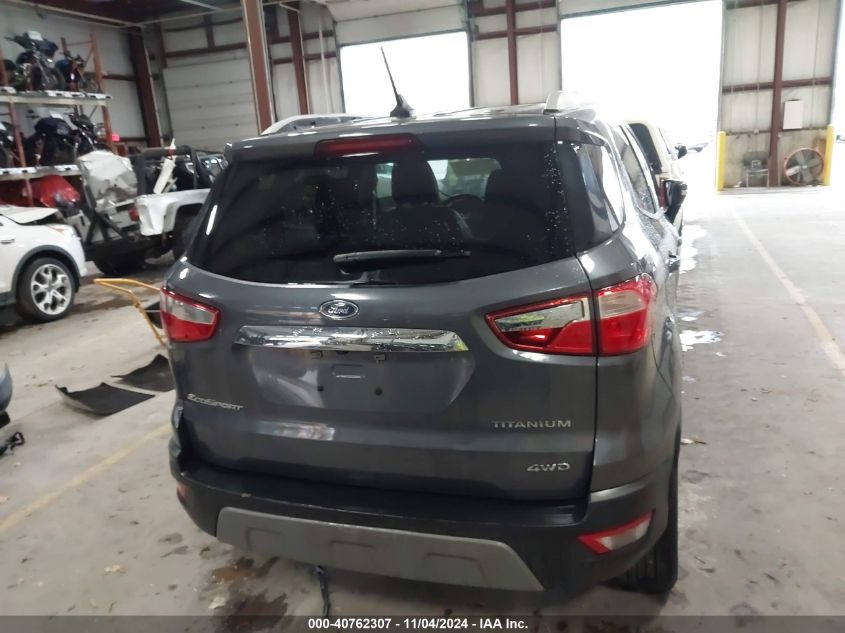 2020 Ford Ecosport Titanium VIN: MAJ6S3KL3LC364693 Lot: 40762307