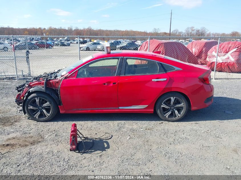 2018 Honda Civic Touring VIN: JHMFC1F92JX027236 Lot: 40762336