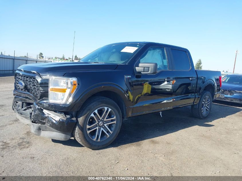 2022 Ford F150 Supercrew VIN: 1FTEW1CP1NFA30003 Lot: 40762340