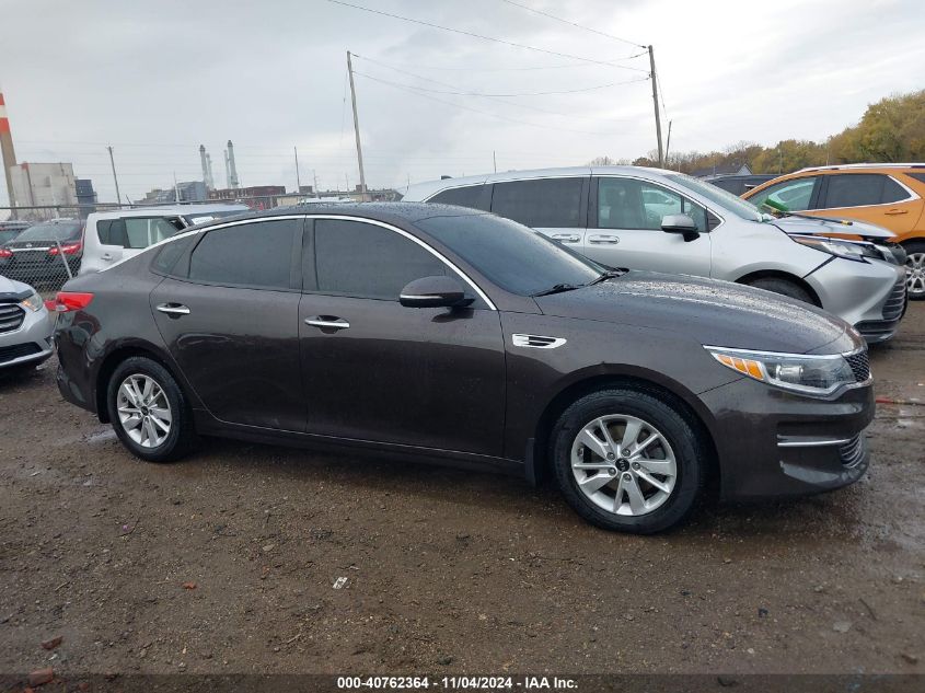 2018 Kia Optima Lx VIN: KNAGT4L37J5237525 Lot: 40762364