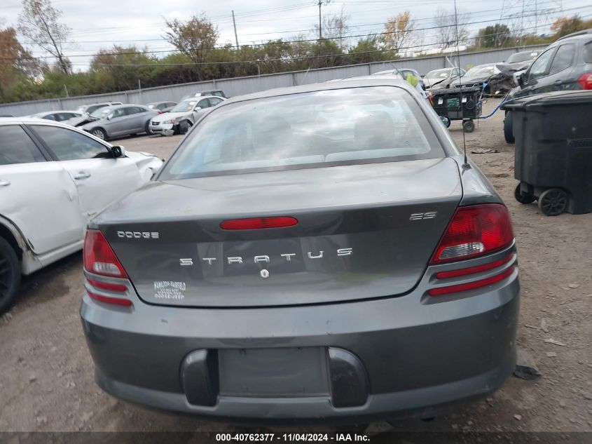 2004 Dodge Stratus Es VIN: 1B3EL56T34N166289 Lot: 40762377