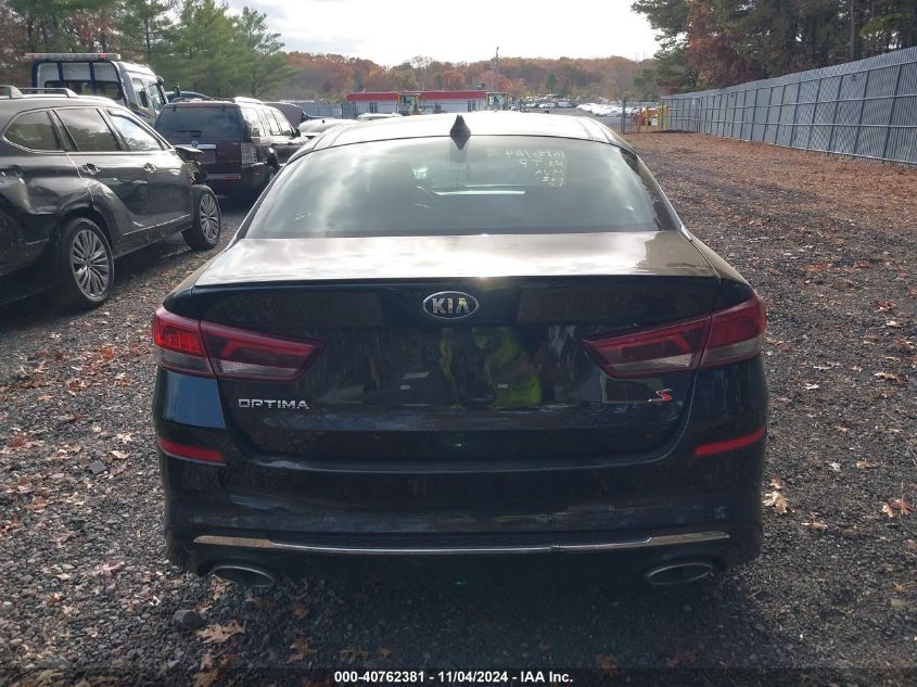 2019 Kia Optima S VIN: 5XXGT4L39KG367130 Lot: 40762381