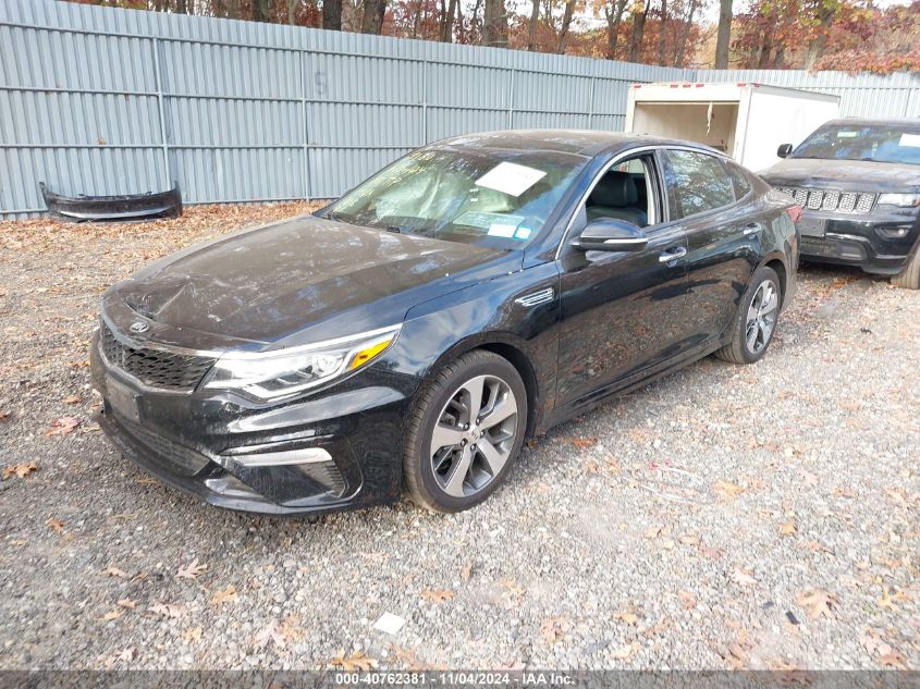 VIN 5XXGT4L39KG367130 2019 KIA Optima, S no.2